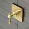 Kingston Brass KS3047TAL Single-Handle Three-Way Diverter Valve with Trim Kit, Brushed Brass KS3047TAL - alternate 2